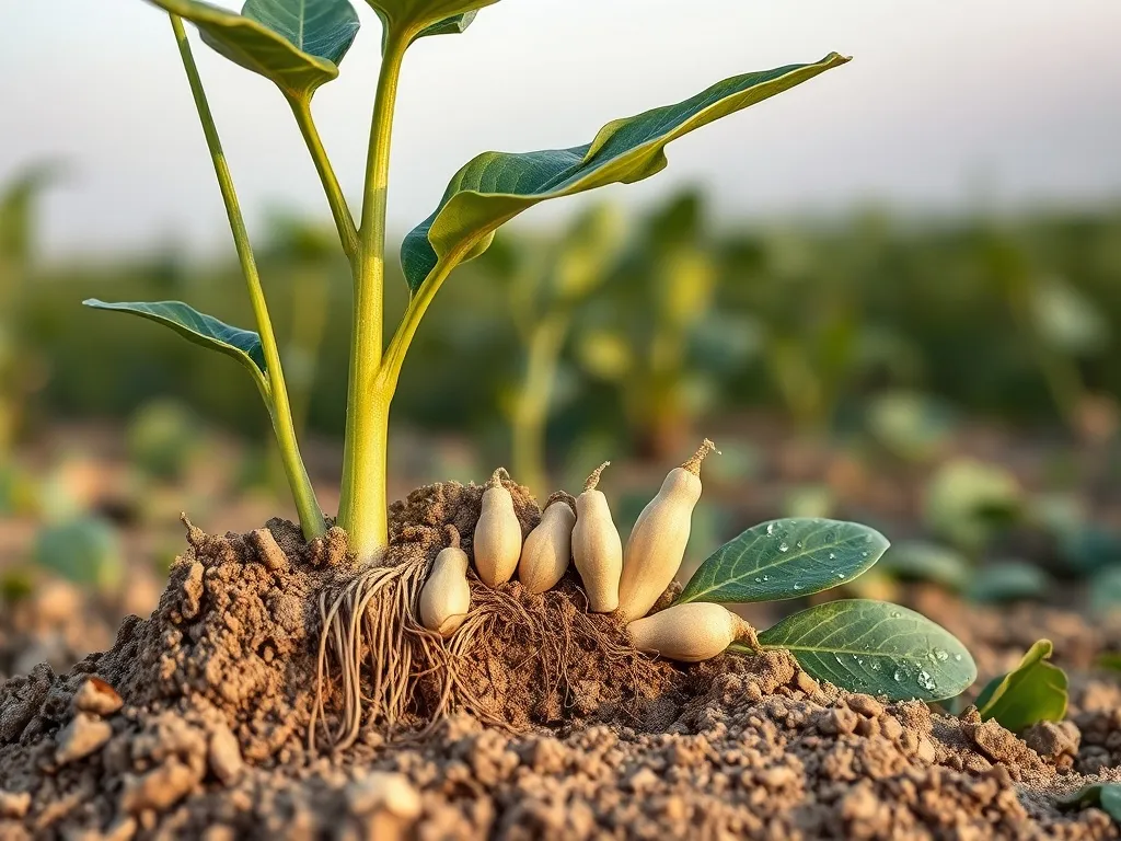 Jak rosną orzechy ziemne?