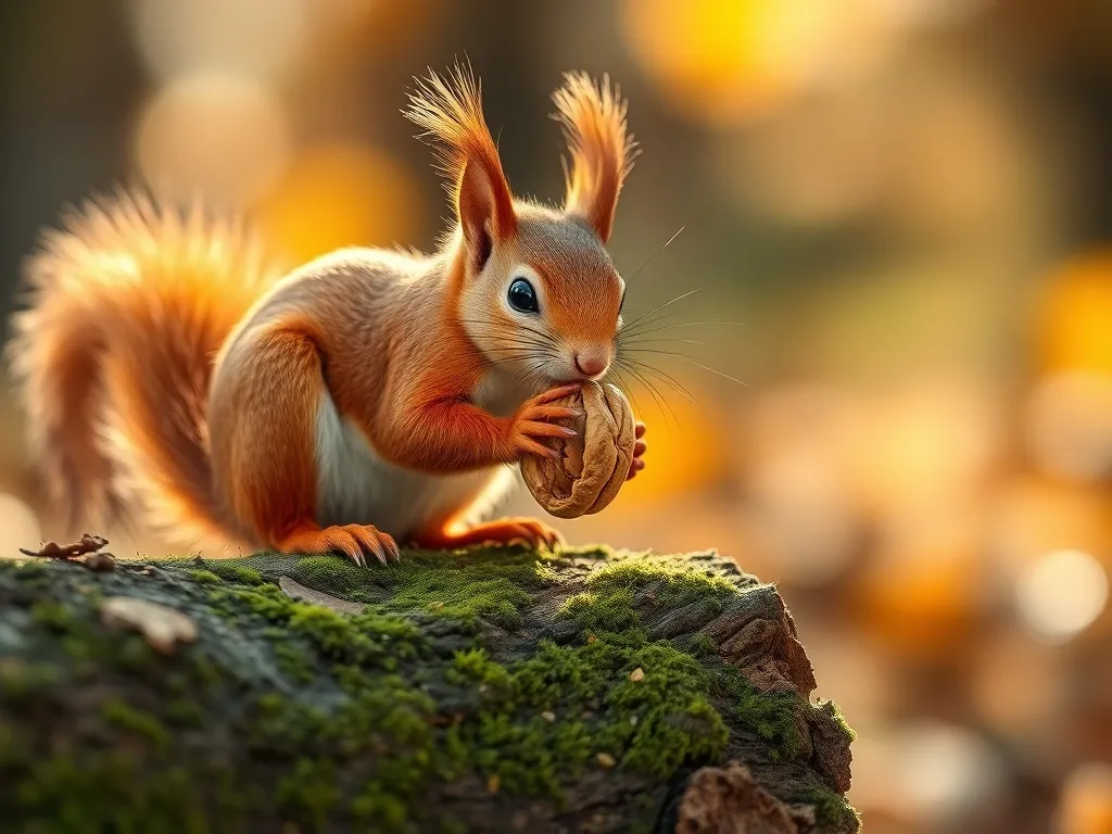 Czy wiewiórki jedzą orzechy włoskie?