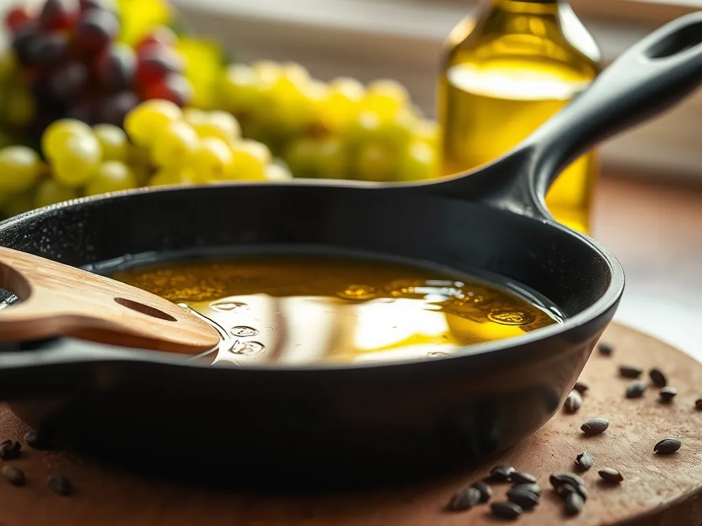 Czy olej z pestek winogron nadaje się do smażenia?