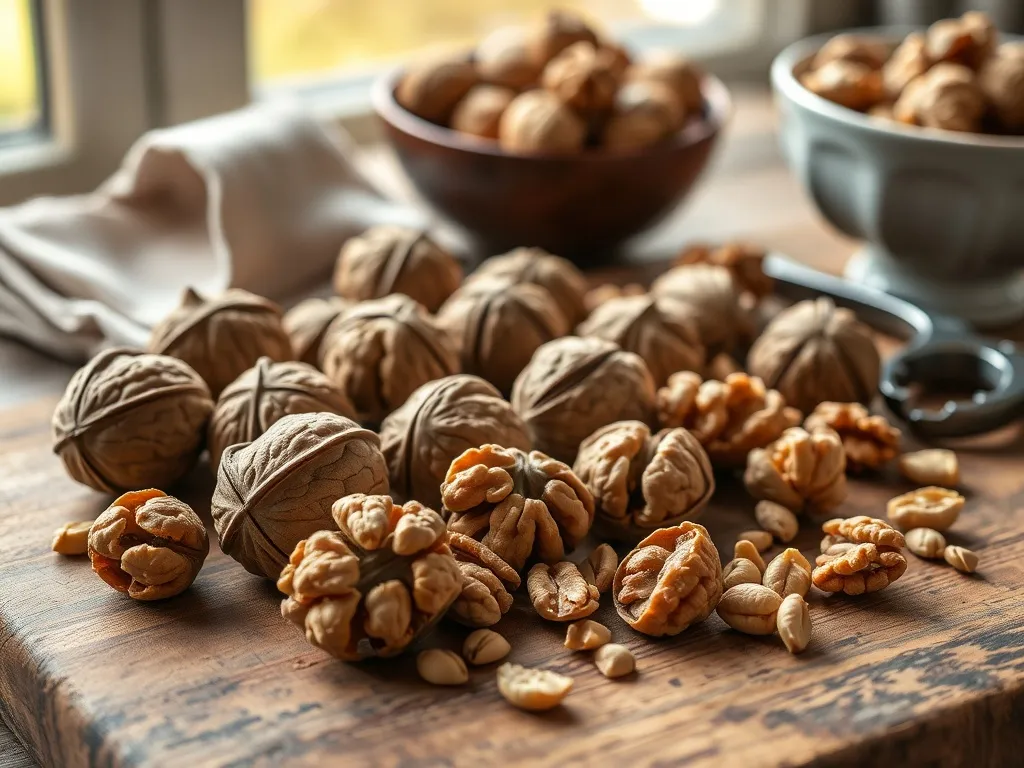 Jak rozłupać twarde orzechy włoskie?