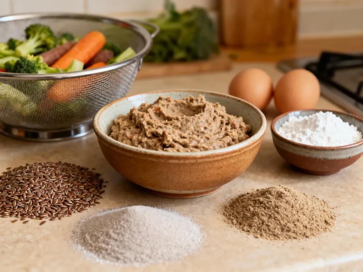 Masa pasztetowa keto z naturalnymi zamiennikami bułki