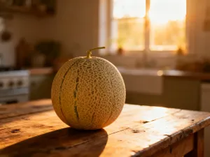 Świeży korzeń imbiru, nóż oraz tarka na drewnianym blacie kuchennym, gotowe do przygotowania przyprawy.